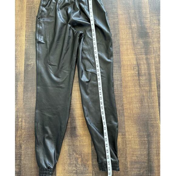 SPANX Faux Leather Like Jogger Pants Pull-On Elastic Waist Size Small - Picture 8 of 10